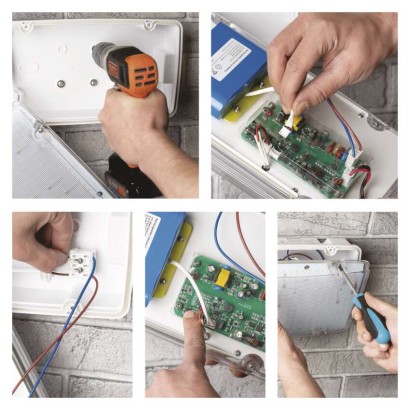 LED-Notleuchte 10W 3H IP66