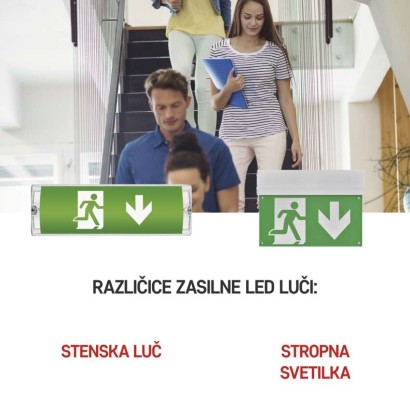 Zasilno LED svetilo CESSI, 1W, 3h, MT