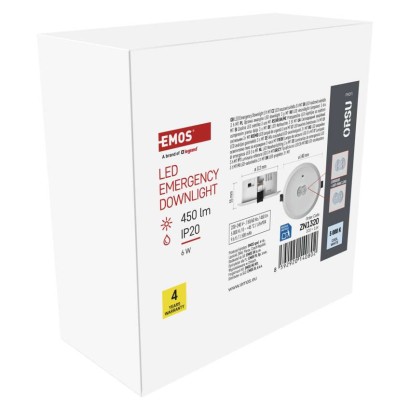 LED-Notleuchte 6W 450LM 3H
