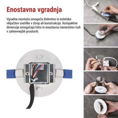 Zasilno LED svetilo ORSU, 2W, 300LM, 3h