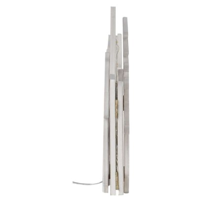 LED dekorace dřevěná - vesnička, 60 cm, 2x AA, teplá bílá, časovač