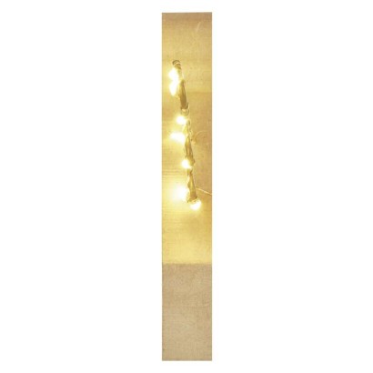 LED dekorace dřevěná – anděl, 13 cm, 2x AAA, vnitřní, teplá bílá, časovač