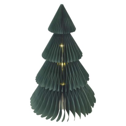 Vánoční papírový strom se stojánkem, 30 cm, vnitřní