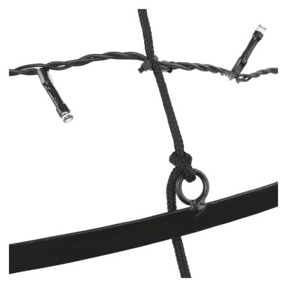 LED Weihnachtsbaum Metall, 180 cm, Außen und Innen, warmweiss, Timer