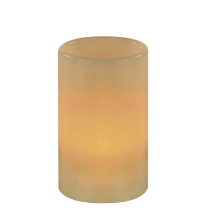 LED dekorace – vosková svíčka, 12,5 cm, 3x AAA, vnitřní, vintage, časovač