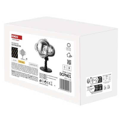 LED Dekorativer Projektor – Sternchen, Außen und Innen, warm-/kalt-weiß