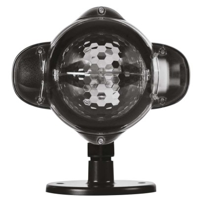LED Dekorativer Projektor – fallende Schneeflocken, Außen und Innen, weiß