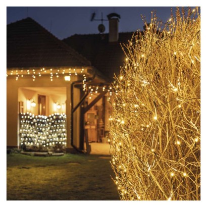 Standartinė LED jungiamoji girlianda – tinklinė, 1,5x2 m, lauko, šiltai balta