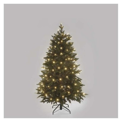 LED Weihnachtliche Lichterkette, 18 m, Außen/Innen, warmweiß, Timer