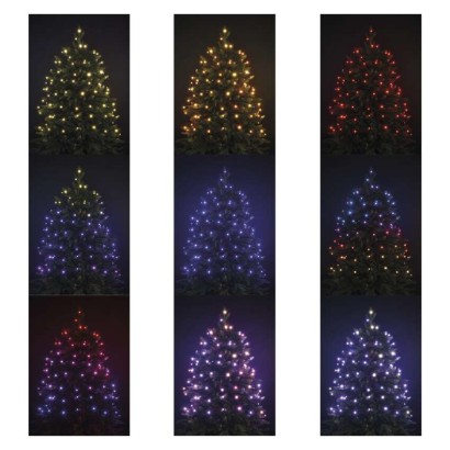GoSmart LED karácsonyi fényfüzér, 8 m, kültéri és beltéri, RGB, programokkal, időz,wifivel