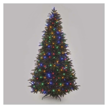 LED Weihnachtliche Lichterkette, 50 m, Außen/Innen, Multicolor, Programme, Timer