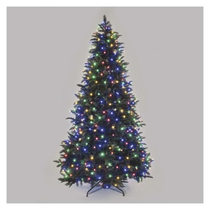 LED Weihnachtslichterkette Cherry – Kugeln, 48 m, Außen und Innen, Multicolor, Timer