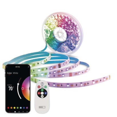 GoSmart LED-Streifen WiFi 5 m, 21W, 1400lm, RGB/CCT