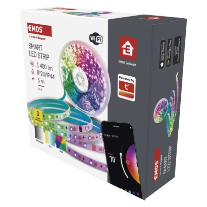 GoSmart LED-Streifen WiFi 5 m, 21W, 1400lm, RGB/CCT