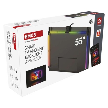 GoSmart Ambient LED RGB Beleuchtung für TV 55“ (139 cm)