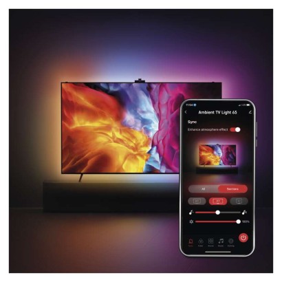 GoSmart Ambient LED RGB Beleuchtung für TV 65“ (164 cm)
