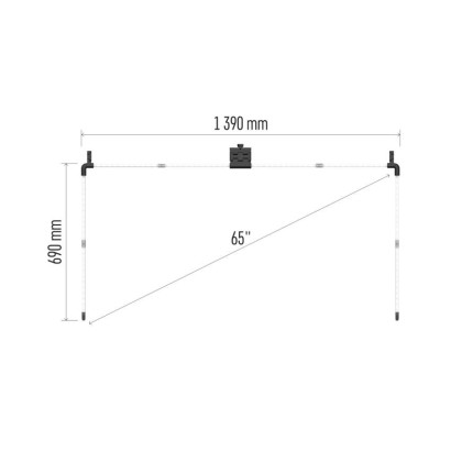 GoSmart Ambient LED RGB Beleuchtung für TV 65“ (164 cm)