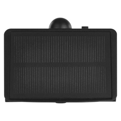 Solarna LED svetilka LUNIS s senzorjem gibanja, črna, nevtralna bela