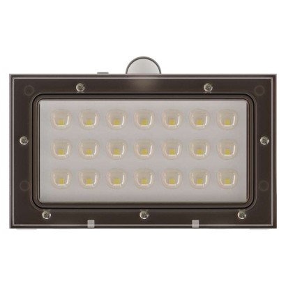Solární LED svítidlo BRIXO s pohybovým čidlem, bílé, neutrální bílá
