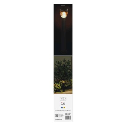 Garten-Pollerleuchte ARTEO, 12 x 12 x 80 cm, 1 x E27, 15 W