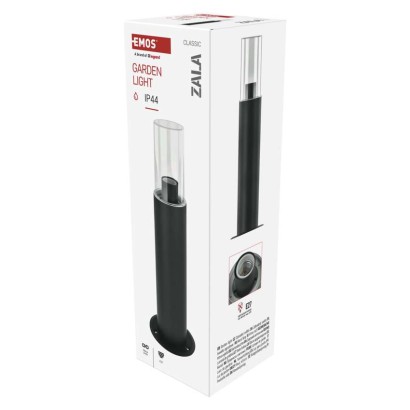 Garten-Pollerleuchte ZALA, 14 x 14 x 50 cm, 1 x E27, 15 W