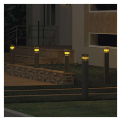 Garten-Pollerleuchte LANA, 15,4 x 13,3 x 75 cm, 1 x E27, 25 W