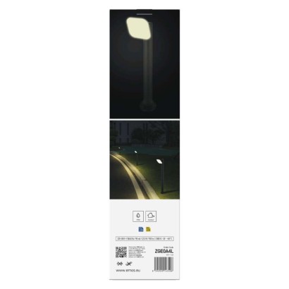 LED Garten-Pollerleuchte NIKA, 12 x 12 x 50 cm, 12,5 W, warmweiß