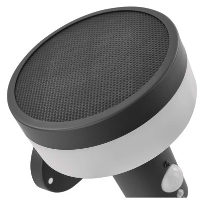 Vrtna LED stenska svetilka TERION s PIR senzorjem, 12,5 x 14,7 x 14,6 cm