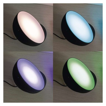 GoSmart LED Ambientelampe, schwarz, warmweiß–kaltweiß/ RGB, WiFi