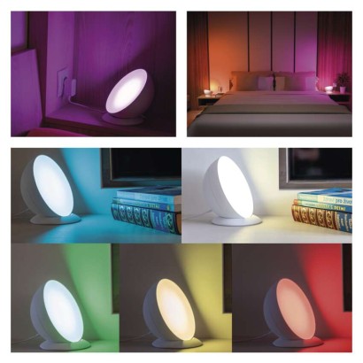 GoSmart LED Ambientelampe, weiß, warmweiß–kaltweiß/ RGB, WiFi