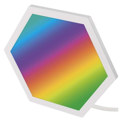 GoSmart LED-Leuchte Hexagon, Erweiterungsset, 3-teilig, 1,8W, RGBIC dimmbar, WiFi