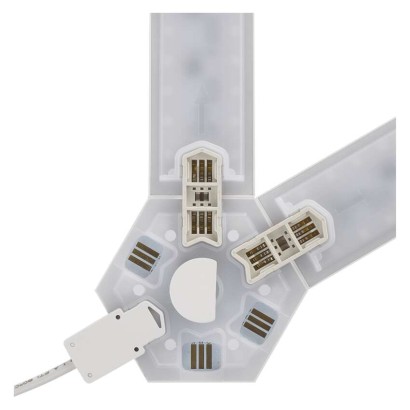 GoSmart LED Leuchte Lines schwarz, 9 Teile, 34 W, RGBIC dimmbar, WiFi