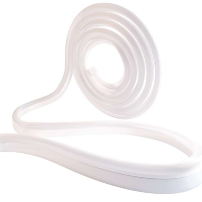 GoSmart Flexible LED-Leiste NEON weiß, 3 m, 23 W, RGBIC dimmbar, WiFi