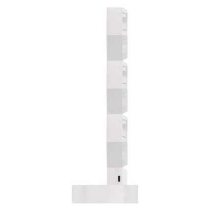 GoSmart LED-Tischleuchte Hexagon weiß, 6-teilig, RGBIC dimmbar, WiFi