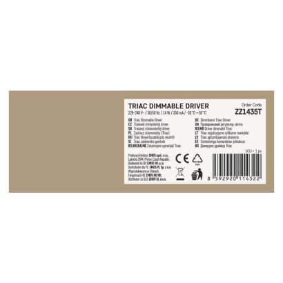 Triac dimmbarer Treiber für LED-Leuchte 350mA 14W