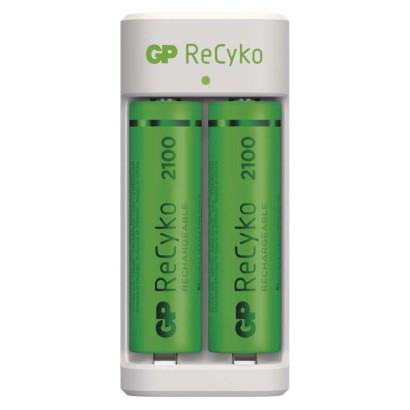GP Akkumulátor töltő Eco E211+2xAA ReCyko 2000mAh