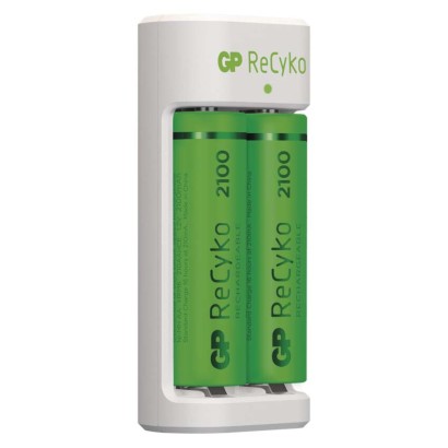 GP Akkumulátor töltő Eco E211+2xAA ReCyko 2000mAh