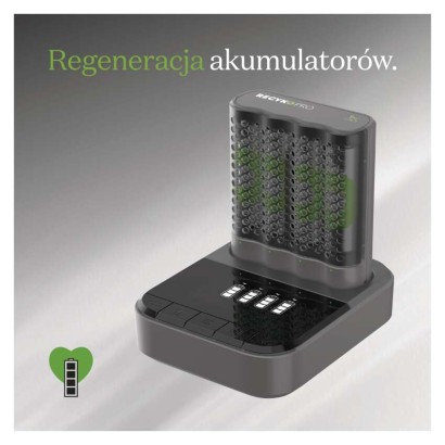 GP Ładowarka Recyko Pro P461 + 4× AA + Dock /*MPP