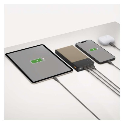 GP Powerbank M2+ Series, 10 000 mAh, 22,5 W, bézs