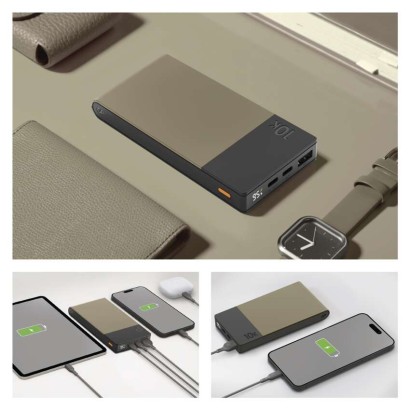 GP Powerbank M2+ Series, 10 000 mAh, 22,5 W, bézs