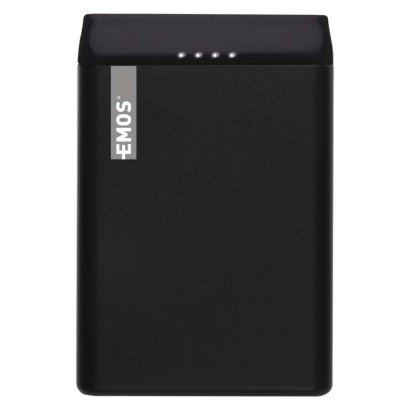 Power bank EMOS Alpha 5, 5000 mAh, čierny + kabel USB-C