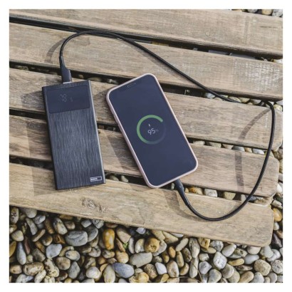 Powerbank EMOS BetaQ 10, 10 000 mAh, 22,5 W, schwarz
