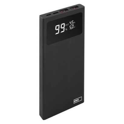 Powerbank EMOS BetaQ 10, 10 000 mAh, 22,5 W, schwarz