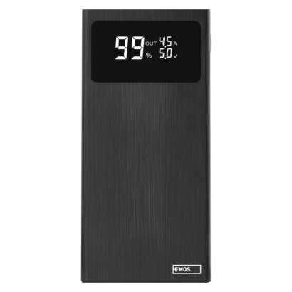 EMOS Powerbank BETAQ 20, 20 000 mAh, 22,5 W, fekete