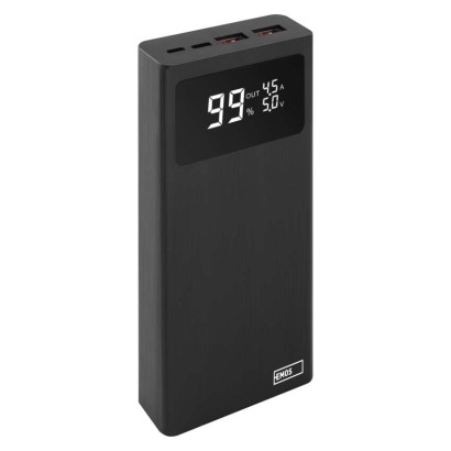 EMOS Powerbank BETAQ 20, 20 000 mAh, 22,5 W, fekete