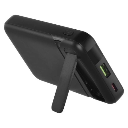 EMOS Powerbank WI 1023D, 10 000 mAh, 22,5 W+Wireless, fekete