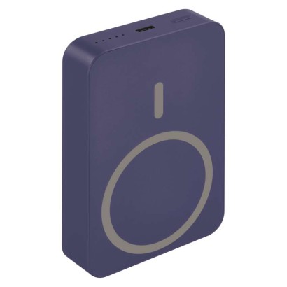 EMOS Powerbank WI 1046, 10 000 mAh, 20 W+Wireless, kék