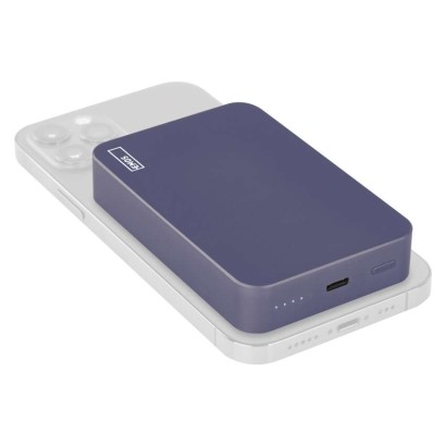 EMOS Powerbank WI 1046, 10 000 mAh, 20 W+Wireless, kék