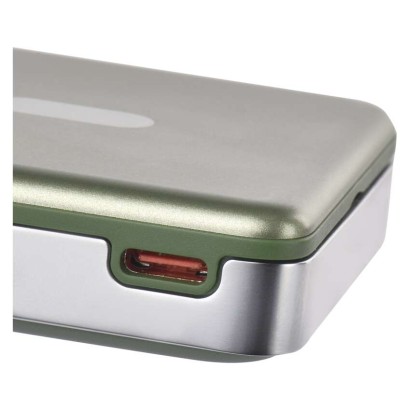 EMOS Powerbank WI 1031, 10 000 mAh, 20 W+Wireless, army-green
