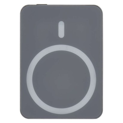 EMOS Powerbank WI 522, 5 000 mAh, 20 W+Wireless, szürke